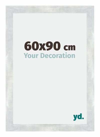 Your Decoration - Puzzellijst 60x90 cm - Zilver Glanzend Vintage - Puzzellijst 1500-2000 stukjes - MDF Fotolijst - Mura