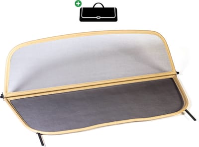 Windscherm Audi A4 | 2002-2009 | incl. luxe opbergtas | Beige