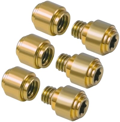 3 Sets Vervangende Thumb Bolts van Titanium voor Pocket Blade, Geschikt voor Benchmade 535 Bugout, Duurzame Schroeven en Bevestigingsmaterialen