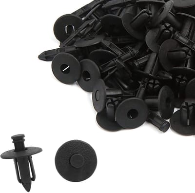 Dailygoods- Klinknagel Ornament - Kunststof - Set van 30 - 7 x 12 x 17mm - BH Clips - Decoratief
