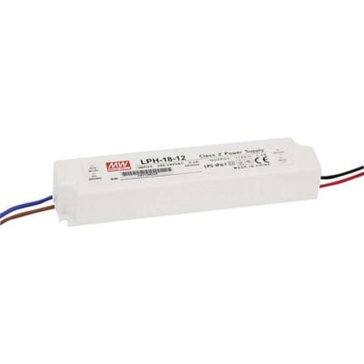 MEAN WELL LPH-18-36 LED-driver Constante spanning 18 W 0 - 0.5 A 36 V/DC Niet dimbaar, Overbelastingsbescherming 1 stuk(s)