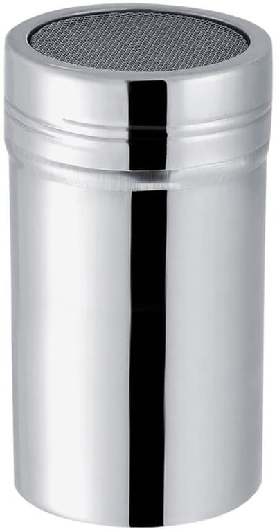Store_8 - Shaker Pot - Chocolade Icing Sugar Shaker - Roestvrijstalen Bloemzeef - Groot formaat - Cacaopoeder - Ideaal voor het maken van koffie en...