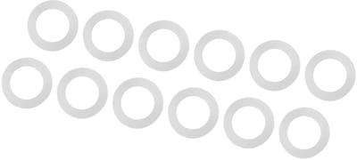 Dailygoods- O-ringafdichtingsringen Hoogwaardige Siliconen - Lekpreventie - Set van 12 - Hoge Temperatuurbestendig - Duurzaam - Veelzijdig Gebruik - Pakkingen