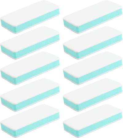 Fine Sanding Sponge 1000 5000 Grut Hand Schuurblok, Wasbare Schuurkussens voor Metaalpolijsten, 10 -stks Dubbelzijdige Blok Set