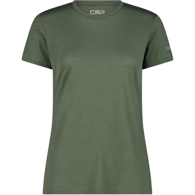 Dames T-shirt met ronde hals van merinowol CMP