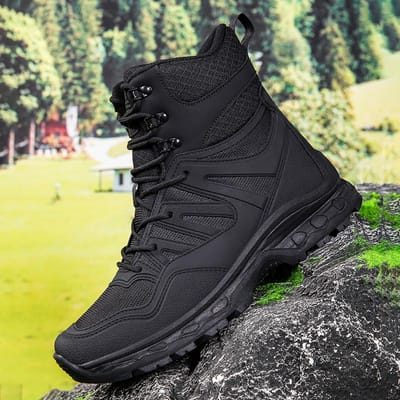 Hoge Kwaliteit Camouflage Heren Wandelschoenen Grote Maat 47 Training Tactische Schoenen Heren Jungle Man Veiligheidsschoenen de senderismo 42 zwart
