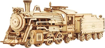 Houten 3D Puzzel Stoomtrein Model