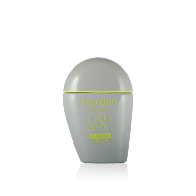 Vochtinbrengende Crème Make-Up Effect Sun Care Sports Shiseido SPF50+ (12 g)