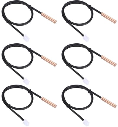Temperatuursensor NTC - Temperatuursondes Temperatuurzender - Temperatuur Meten - Waterdichte Koperen Kop - 40cm Loodlengte - Niet gespecificeerd