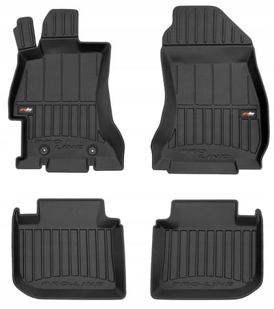 FROGUM PROLINE Automatten - Geschikt voor SUBARU LEVORG I (2014-2020) - 4-delig - TPE Rubber - Zwart