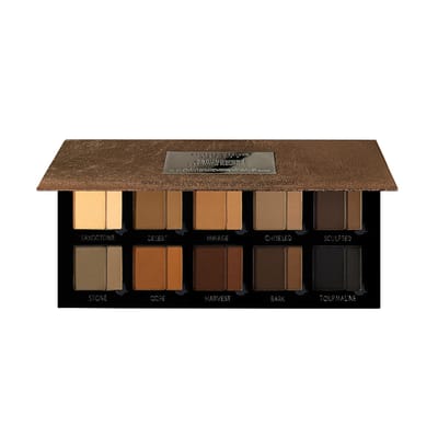 Groundwork Eyeshadow Palette Defining Neutrals 26 g – Eyeshadow Palette, Blendable, For Makeup Artists, Earthy Neutrals, Cream-To-Powder Formulas, Suitable For Daily Wear