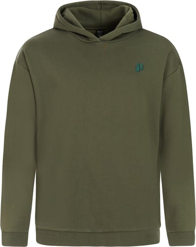 Protest PRTWoolton - Hoody Heren - Vaste capuchon - Loose fit - Lange mouwen - Groen