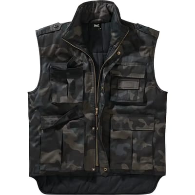 Brandit Ranger Weste Vest dark camo S Polyester - Basics, Festival