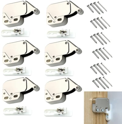 Dailygoods - 6 Mini Kliksluitingen voor Meubels en Kastdeuren