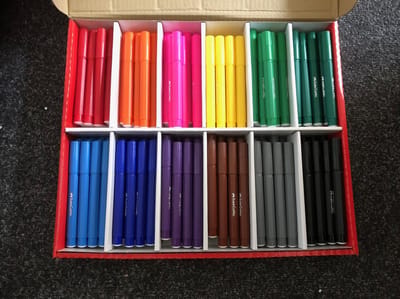 Faber Castell FC-201771 Viltstiften FC Jumbo Classpack 144 Stuks (12x12 Kleuren)