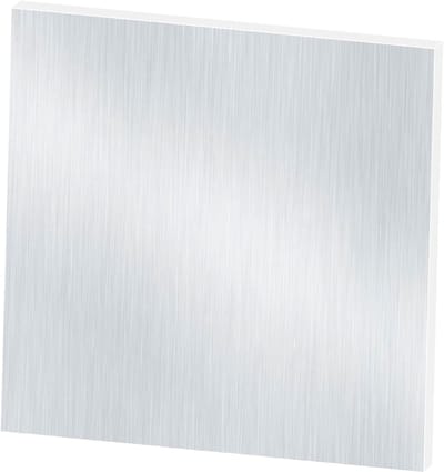 Aluminium Plaat - Metaal Vierkant - Doe-het-zelf - Beschermfolie Dubbelzijdig - 300x300mm 2mm
