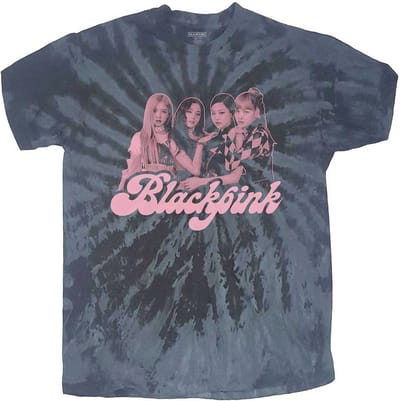 Blackpink - Photo Heren T-shirt - 2XL - Zwart/Grijs