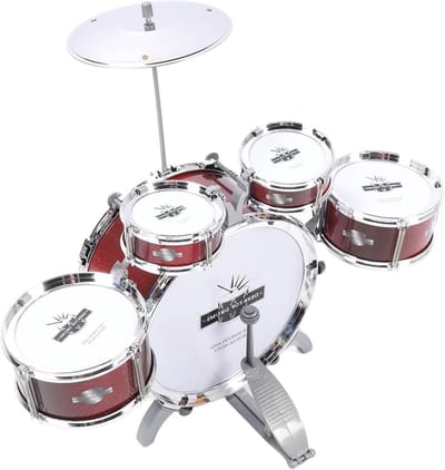 Generic Jazz Set Educatief Kinderen Muziekinstrumenten Speelgoed voor Peuters 5 Drums Percussie ABS Materiaal
