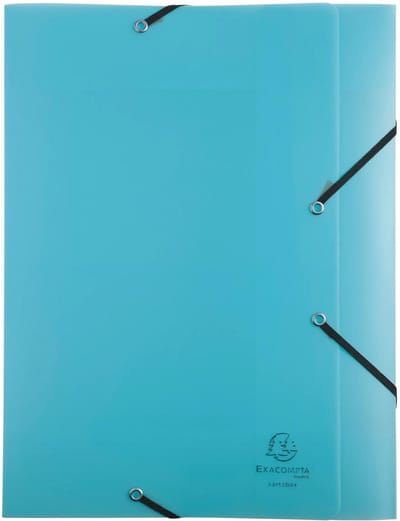 Exacompta 8x Klasseerdoos Exabox Rug 25mm Polypropyleen 7/10e Chromaline Pastel - A4 - Geassorteerd - 59170E