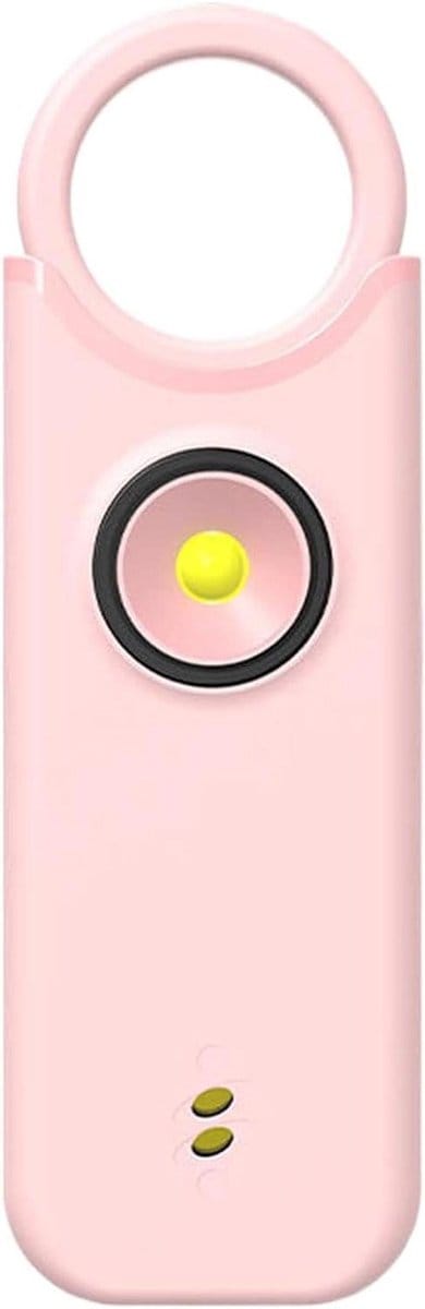 Persoonlijk Alarm - Veiligheidssirene Sleutelhanger - Noodsituatie Hulp - 135 dB Geluid - 45 gram - Roze