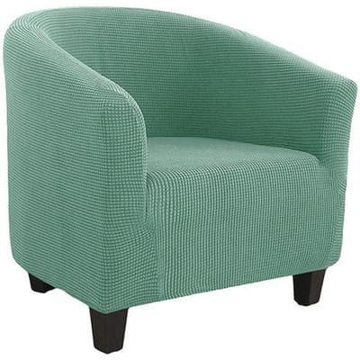 Jacquard Stretch Club Sofahoes Enkele Fauteuil Hoes Effen Thuis Boogvormige Stoelhoezen Voor Woonkamer Huisdier Kinderbankhoes 1 Piece