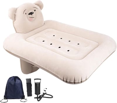 Reisbed Peuters - Opblaasbaar Luchtbed - Comfortabel Reizen - Vliegtuig Geschikt - 80x82x60 cm - Niet gespecificeerd