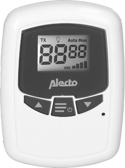Alecto Babyfoonuitbreiding - DBX-80BU - Extra babyunit Alecto Babyfoon DBX-80 en DBX80BK - Wit