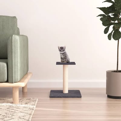 Vidaxl Krabpaal Voor Katten Met Platform, Donkergrijs, 38 Cm