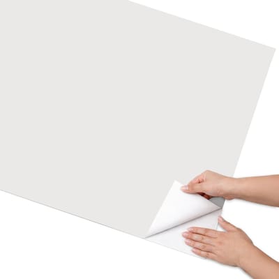 Coloray Meubel Wrap Folie - Grijs Meubelfolie - 75x150 cm - Wrapfolie Keuken Lichtgrijs - Decoratiefolie - Minimalist Meubelfolie - Meubel Wrap Folie - Woonkamer decoratie - Achtergronden en patronen