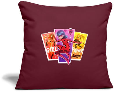Miraculous Girl Power Ladybug Superheld Sierkussenhoes, 45 x 45 cm