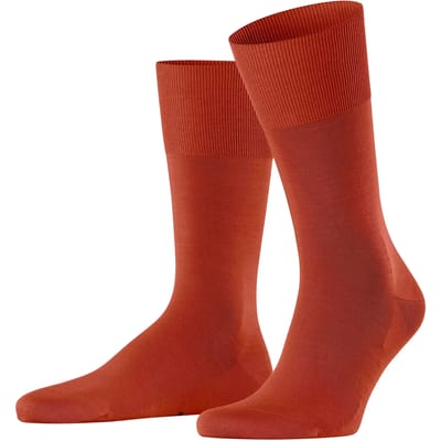 FALKE ClimaWool eenkleurig wol lyocell sokken heren orange - maat 39-40