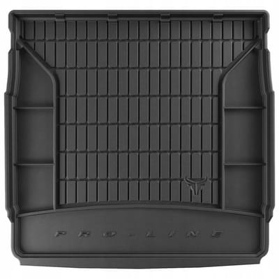 Premium Rubberen Kofferbakmat met Organizer Functie - Geschikt voor OPEL Astra K Sports Tourer (Kombi) (2016-2022) - Hoogwaardig TPE - Geurloos - 5 cm Hoge Rand - Zwart