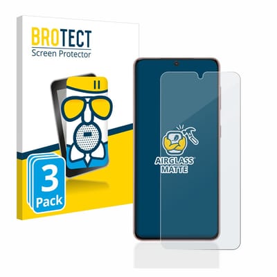 BROTECT - Screenprotector voor Samsung Galaxy S21 5G - Folie Beschermfolie Beschermglas matte 3 Stuks