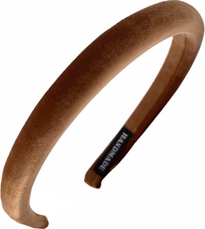 Fluweel - Velvet Haarband / Diadeem - Bruin | Polyester | Fashion Favorite