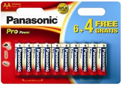 Panasonic Pro Power AA 6+4 Wegwerpbatterij Alkaline