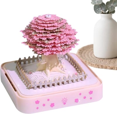 3D Kalender - Memo Pad - Decoratie & Planning - Gedetailleerd Sculptuurontwerp - 108 x 105 cm - Meerkleurig