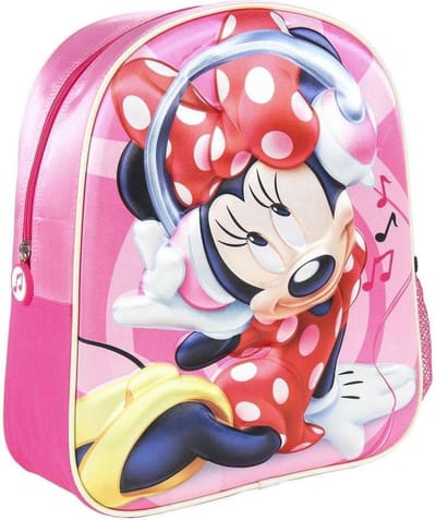 MINNIE MOUSE Loves Music 3D Rugzak School Tas 3-6 Jaar