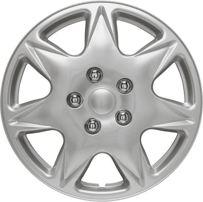 AutoStyle 4-Delige Wieldoppenset California 16-inch zilver