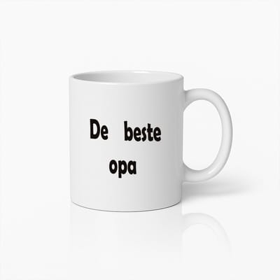 De Beste Opa Mok – Hartverwarmend Cadeau voor Grootvader – Grappige en Liefdevolle Koffiebeker