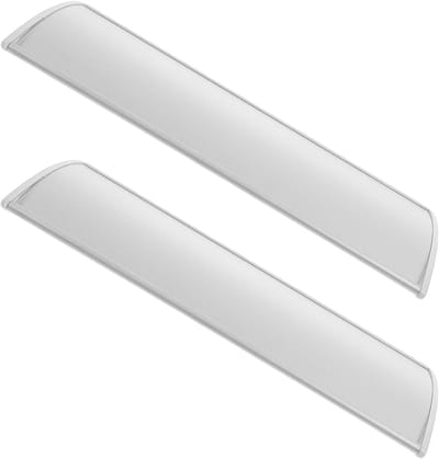 Aluminium Naambord - Deurbordje Naamplaat - Kantoor Bewegwijzering - Gebogen Design - 24.5x11.5cm - Zilver
