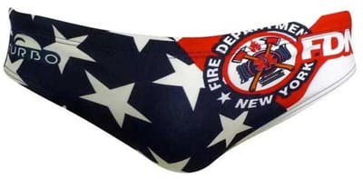 Turbo Fd New York Zwemslip Zwart L Man