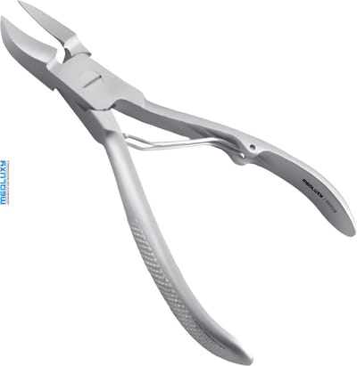MEDLUXY® - Nageltang Holle Bek - 12 cm - buigveer - enkele veer - MP0138 [nagelknipper]