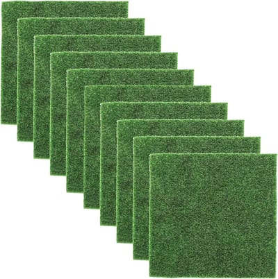 Solidchoice - 10 Stuks Miniatuur Kunstgras voor Decoratie en Handwerk