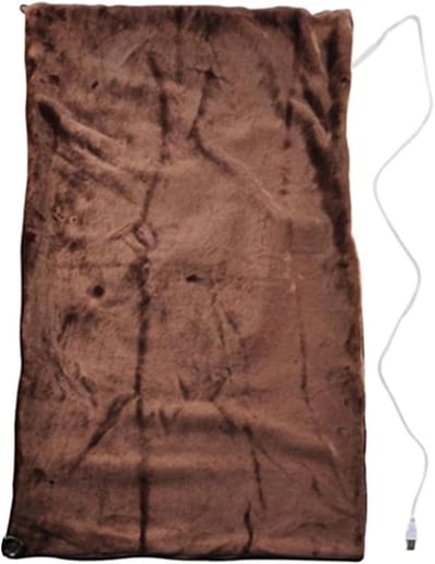 Elektrische Deken - Verwarmde Plaid - Comfort Verwarmen - Gelijkmatige Warmte - 100x65cm - Grijs