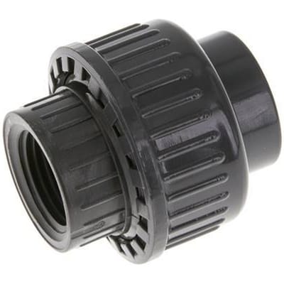 PVC Rechte Lijmmof 20mm x Binnendraad Rp 1/2'' FKM