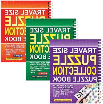 Puzzel Boek - Kruiswoordraadsel Sudoku - Reizen Puzzelen - 3 in 1 Collectie - A5 Formaat - Niet gespecificeerd