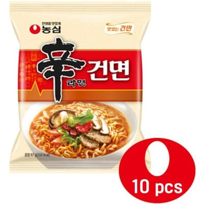 Nongshim Shin Ramyun Niet-gefrituurde/gedroogde noedels 97g (2 opties) 5PCS red