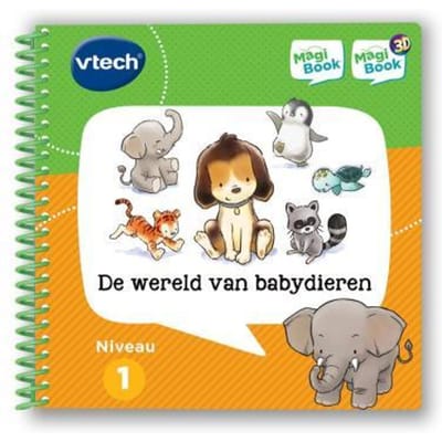 VTech MagiBook Activiteitenboek - De Wereld van Babydieren - Educatief Speelgoed - Niveau 1 - 2 tot 5 Jaar