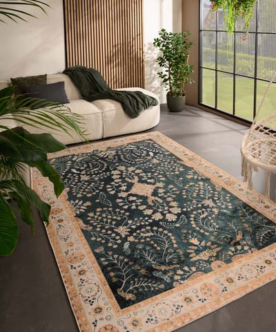 Vintage buitenkleed - Valenca Sera groen 200x290