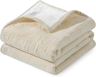 Zachte Katoenen Babydeken 90 x 90 cm | Ademend Muslin Wikkel Dekentje voor Pasgeborenen en Peuters | Ideaal voor Slapen en Knuffelen